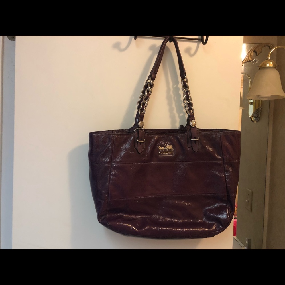 Coach shoulder tote